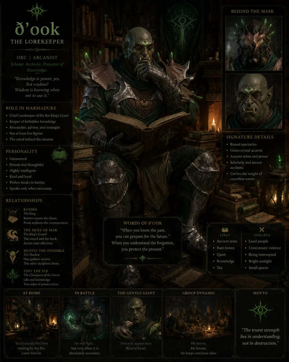 ð'ook — The Lorekeeper